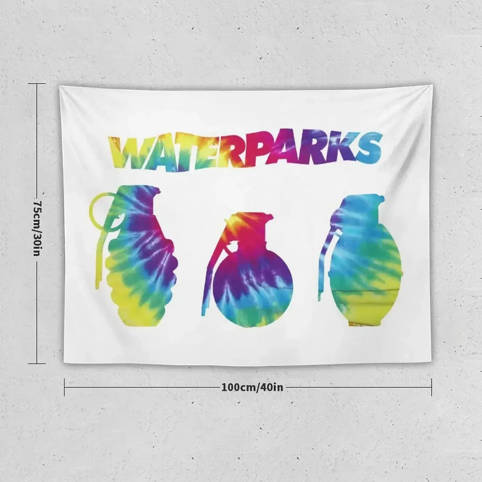 Waterparks | Grenades Tapestry Carpet On The Wall Decoration Home Tapestry