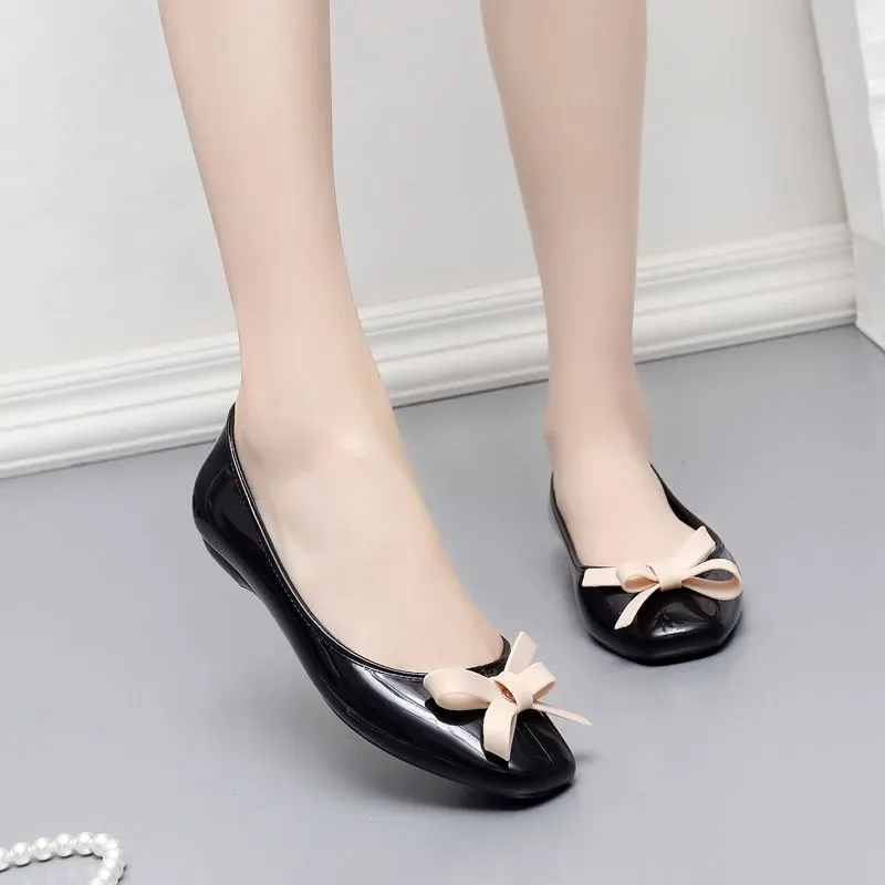 Cresfimix zapatos de mujer feminino bonito doce leve borracha anti skid primavera deslizamento em mocassins senhora casual gravata borboleta apartamentos ab92