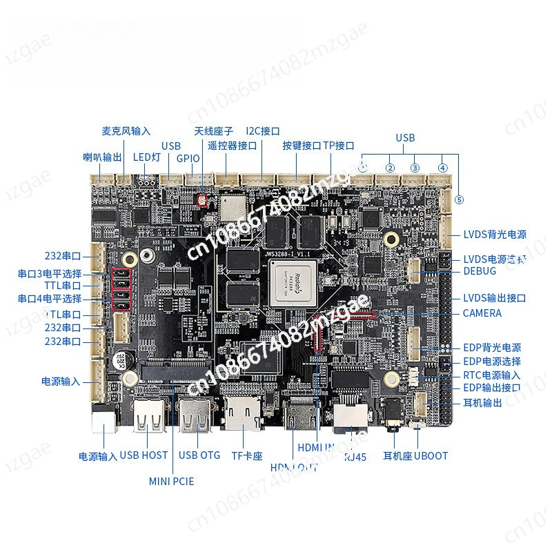 Picture 5: Open Android Screen Touch Screen All-in-One Embedded Robot Interaction Android Industrial Tablet PC