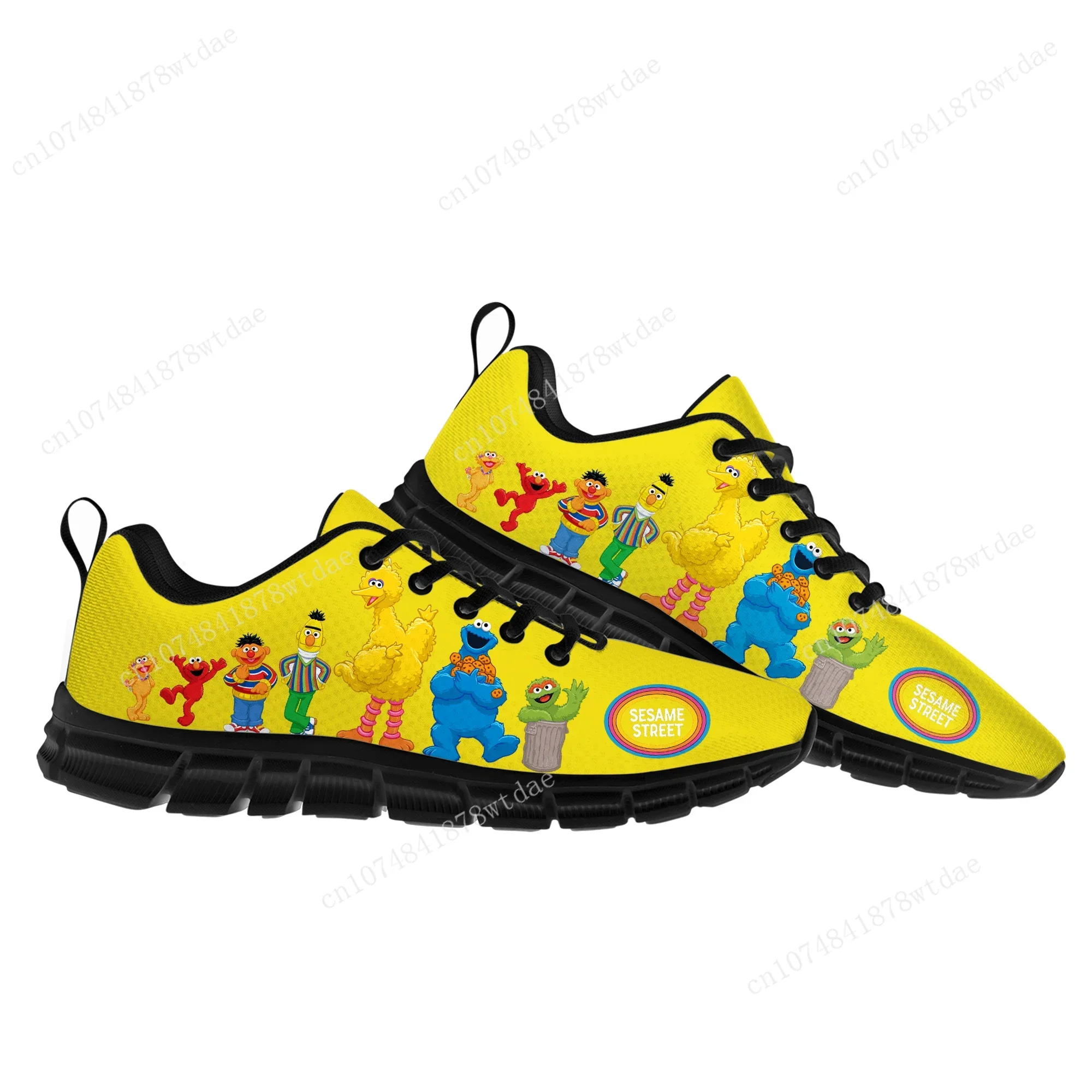 Cartoon Mode S-Sesam S-Street Muppet Sportschuhe Männer Frauen Teenager Kinder Kinder Turnschuhe hochwertige Sneaker benutzer definierte Schuh