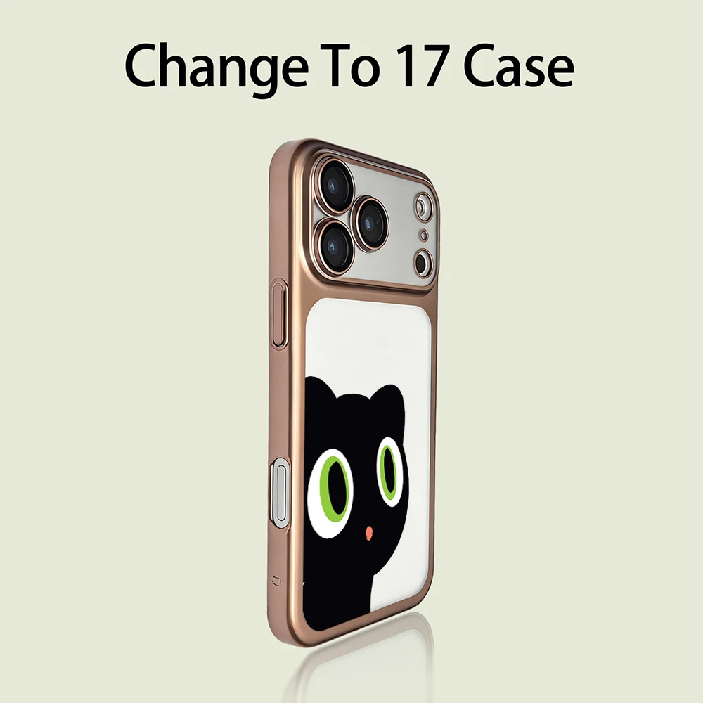 Niedliche Kätzchen-PC-Schutzhülle für iPhone 13 Pro Max Hüllen iPhone 17 11 12 13 ProMax 16 14 15 Plus 17 Air Sturzsichere Lustige Katzenhülle – Detail 13
