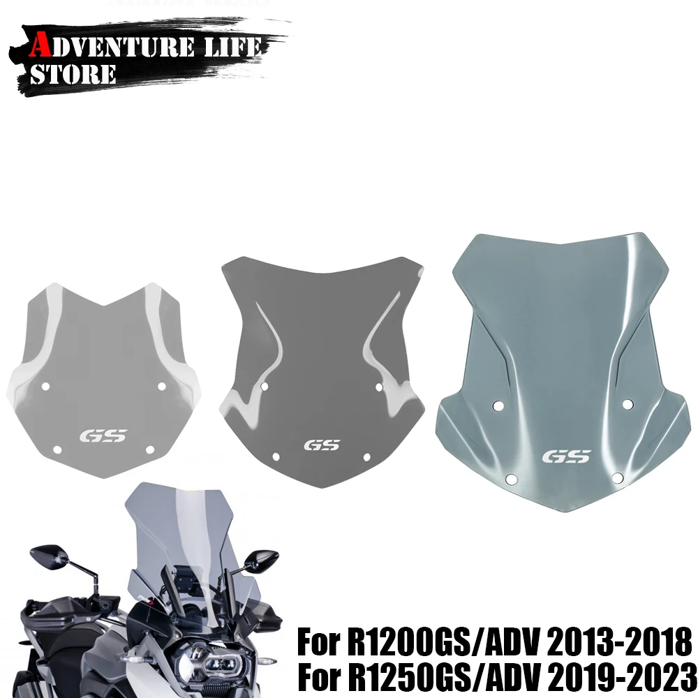 오토바이 윈드 실드 스크린, BMW R1200GS LC ADV GS1250 어드벤처 윈드 실드, R1200GS R1250GS, 보호대 2014-2023