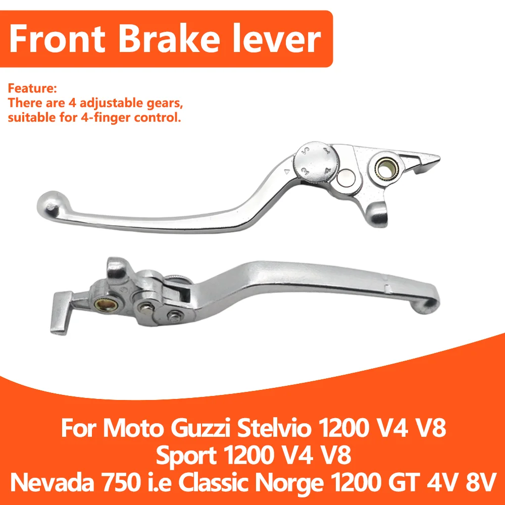 For Moto Guzzi Stelvio Sport 1200 V4 V8 Nevada 750 i.e Classic Norge 1200 GT 4V 8V California 1100 Motorcycle Brake Handle Lever