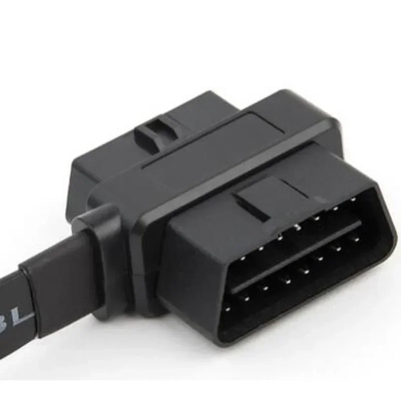 Obd2 تمديد كابل 100 سنتيمتر/60 سنتيمتر/30 سنتيمتر 1 إلى 2 الفاصل سلك obd2 الماسح الضوئي موسع موصل محول ذكر إلى أنثى L على شكل الكوع