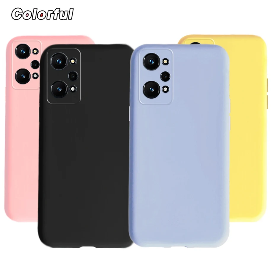 For Realme GT Neo 2 Case Silicone Matte Candy Color Soft TPU Phone Case For Realme GT Neo 3T Neo2 GT2 2022 Protector Cover Shell