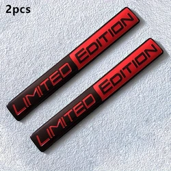 2PCS Limited Edition Emblem 3D Metal Badges Decal Sticker Auto Racing Sport Emblem for Rear Trunk Side Fender Car Motorcycle