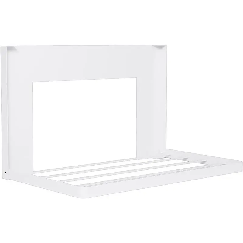 

【ОРНАМЕНТ】Складная магнитная полка с 3-мя сильными магнитами – Улучшенная боковая подставка, для стиральной машины и сушилки – Организация пространства в прачечной