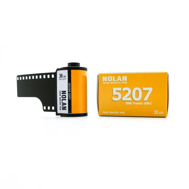 5 Rolls 135mm Nolan 5219 5207 5203 Color Film 500T  250D 50D Negative ECN2 Movie Film 36EXP/Roll