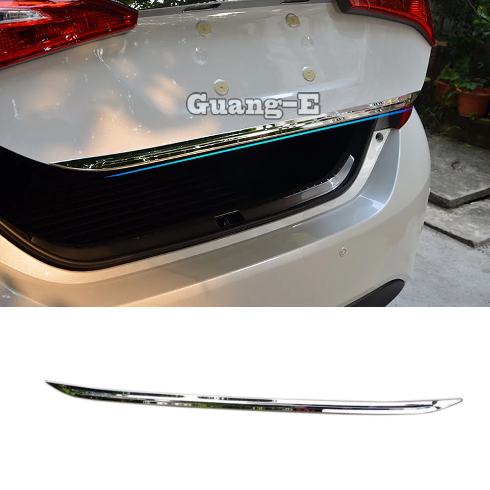 

For Toyota Corolla Altis 2014 2015 2016 2017 2018 2019 Car Sticks Cover Stainless Steel Rear Door Tailgate Frame Plate Trim Lamp