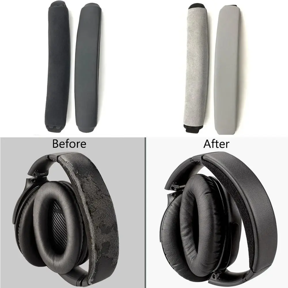 Replacement Headband Cushion Pad Soft Earphone Headband Head Beam for BOSE QC25 QC35 II Headphones Protective Sleeve