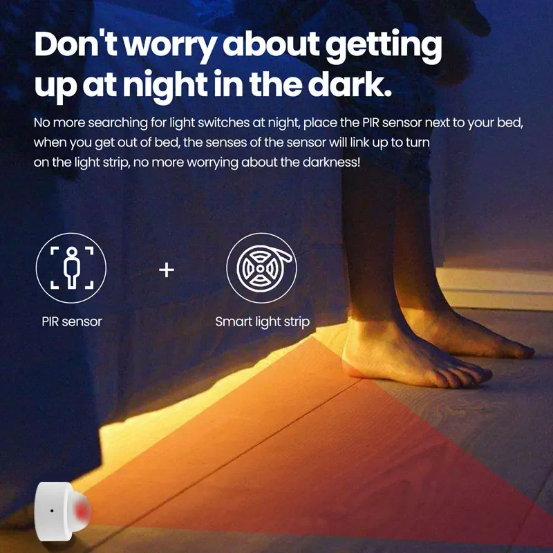 Ewelink Zigbee3.0 Human Body Sensor Pir Body Motion Sensor Detector Home Security Werk Met Alexa Google Home