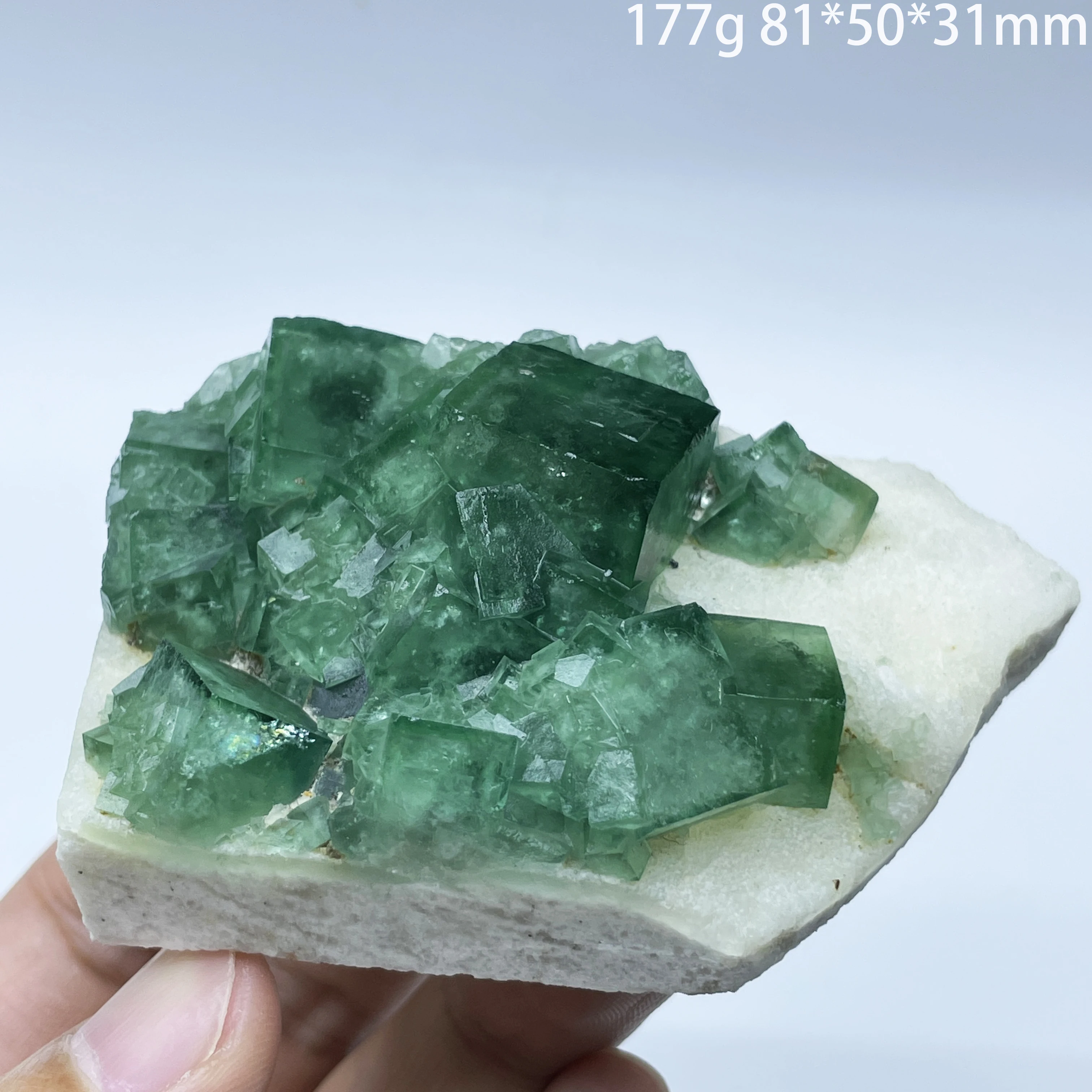 Natural Green Fluorite Specimen Specimens Healing Stone Crystal Home Decor and Teaching Madagascar