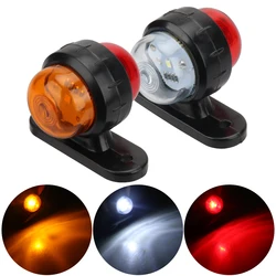 2X LED Side Marker Lights 12v 24v Trailer Front Rear Clearance Lights Outline Lamp Indicator Tail Light For Truck Van Caravan