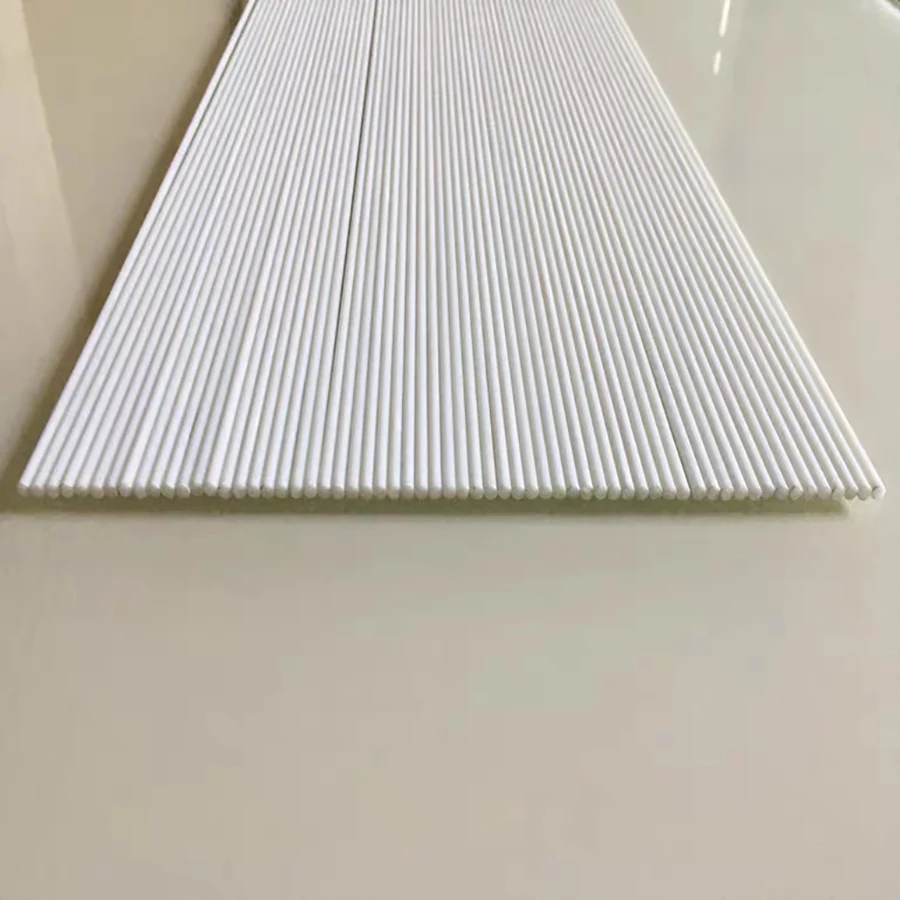 50PC  Fiberglass Rod Diameters 0.8mm-10mm White Solid Glass Fiber Bars Arch UAV Tent Kite  Bracket Length 500mm