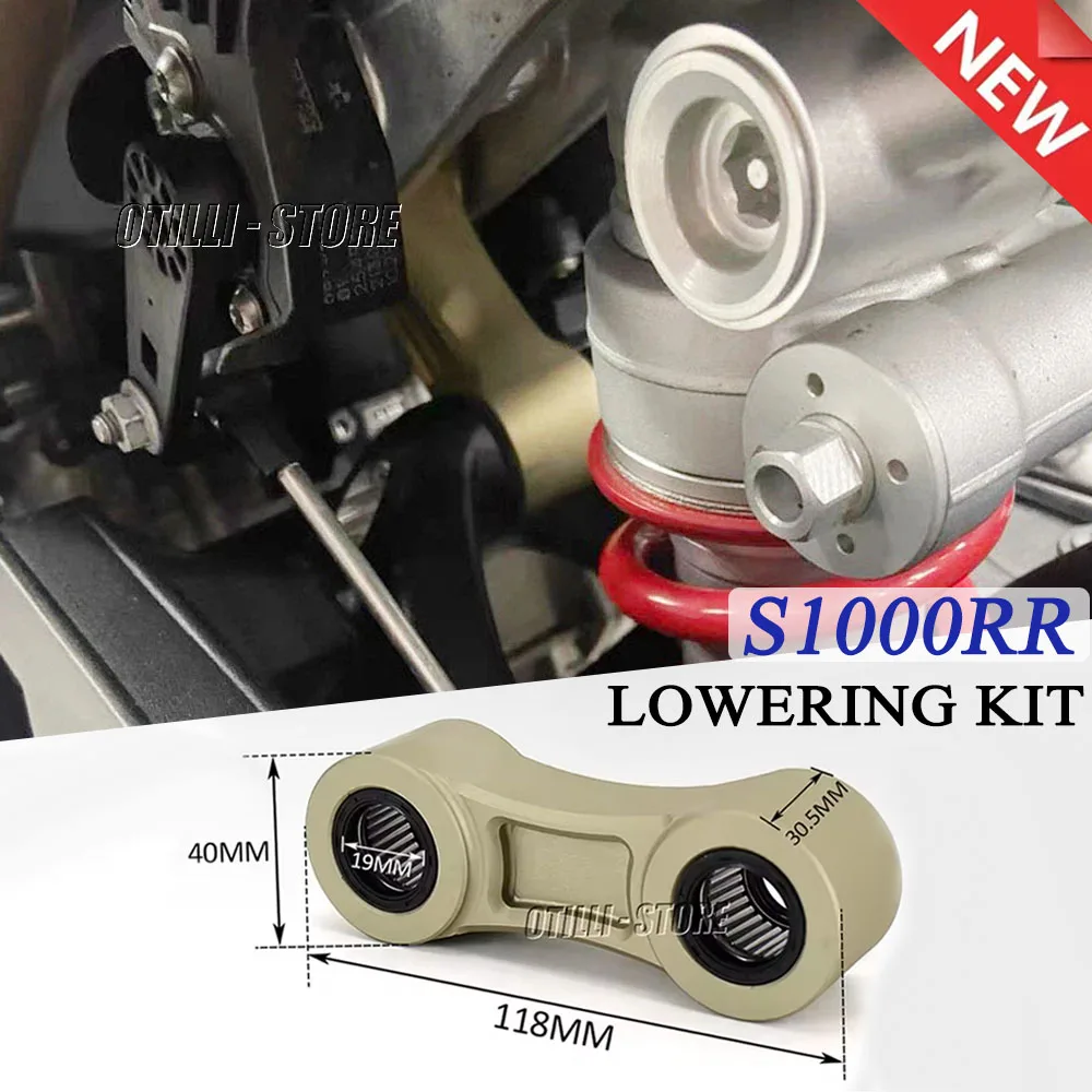 

Motorcycle Accessories Lowering Links Kit For BMW S1000RR 2019 - 2023 2022 K67 Dog Bone Body Lowered Lowering Seat Link Kit