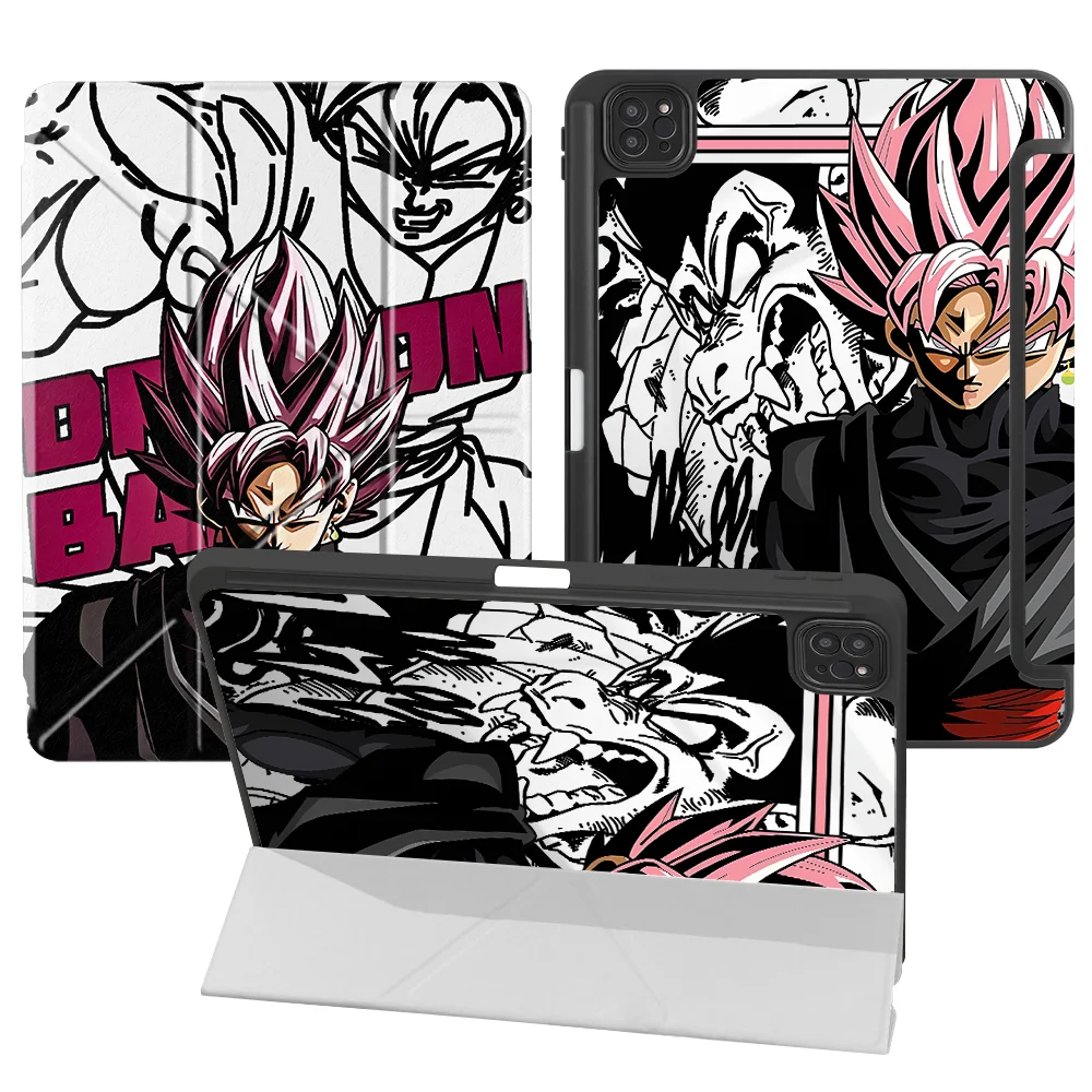 With Pen Slot Cover Tablet Case For iPad Mini 7 6 5 Air 8 M2 M3 3 Pro M4 13 2025 2026 11th 10th Gen 9th 12th Dragons Balls Cool