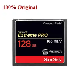 Karta pamięci SanDisk CF 160MB/S 32GB 64GB 128GB 256GB Extreme PRO High Speed Compact Flash Card do DSLR i HD Camcorder disc