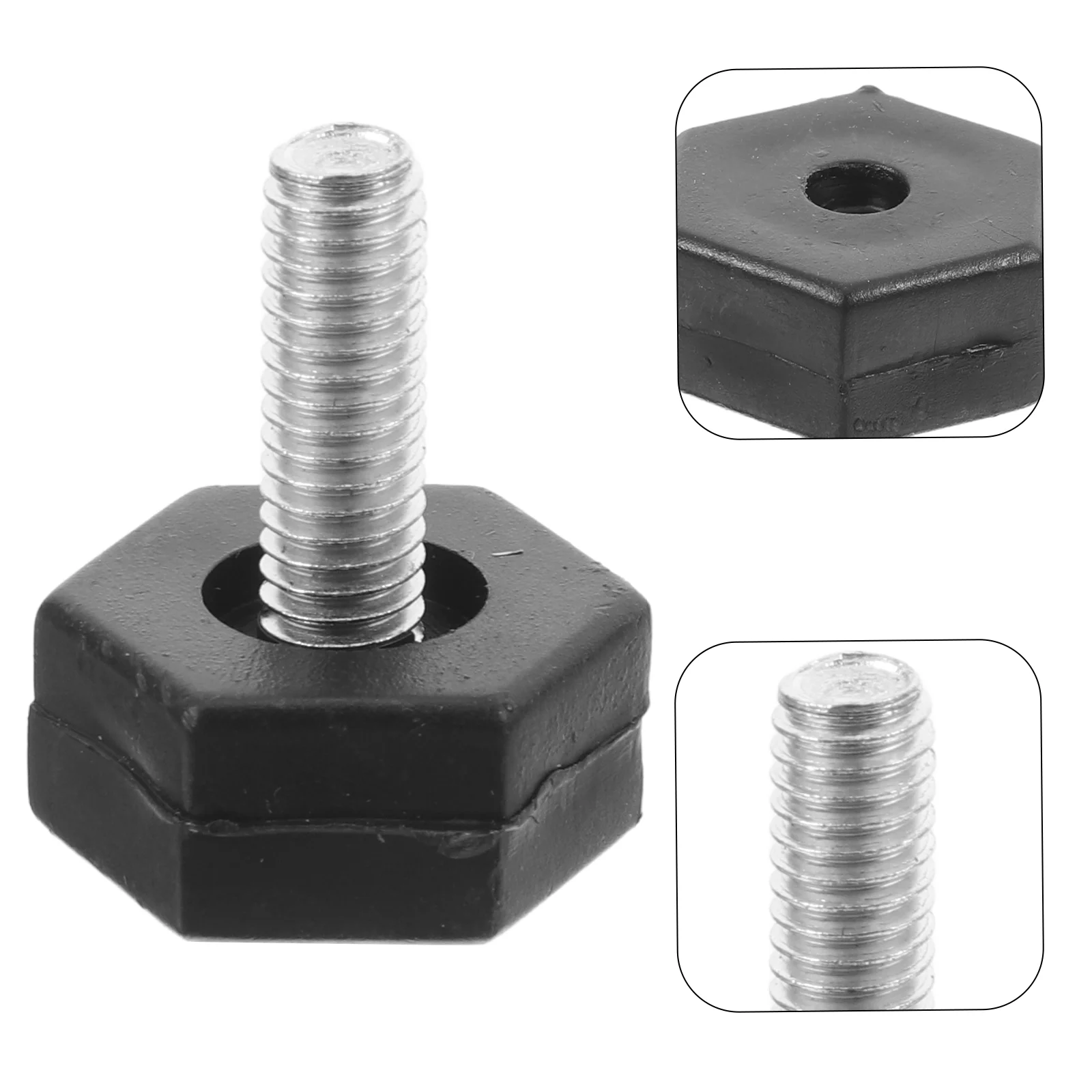 

12 PCS Furniture Adjustable Foot Pads Leg Leveling Feet Chair Risers Legs Glides Iron Heavy Duty for