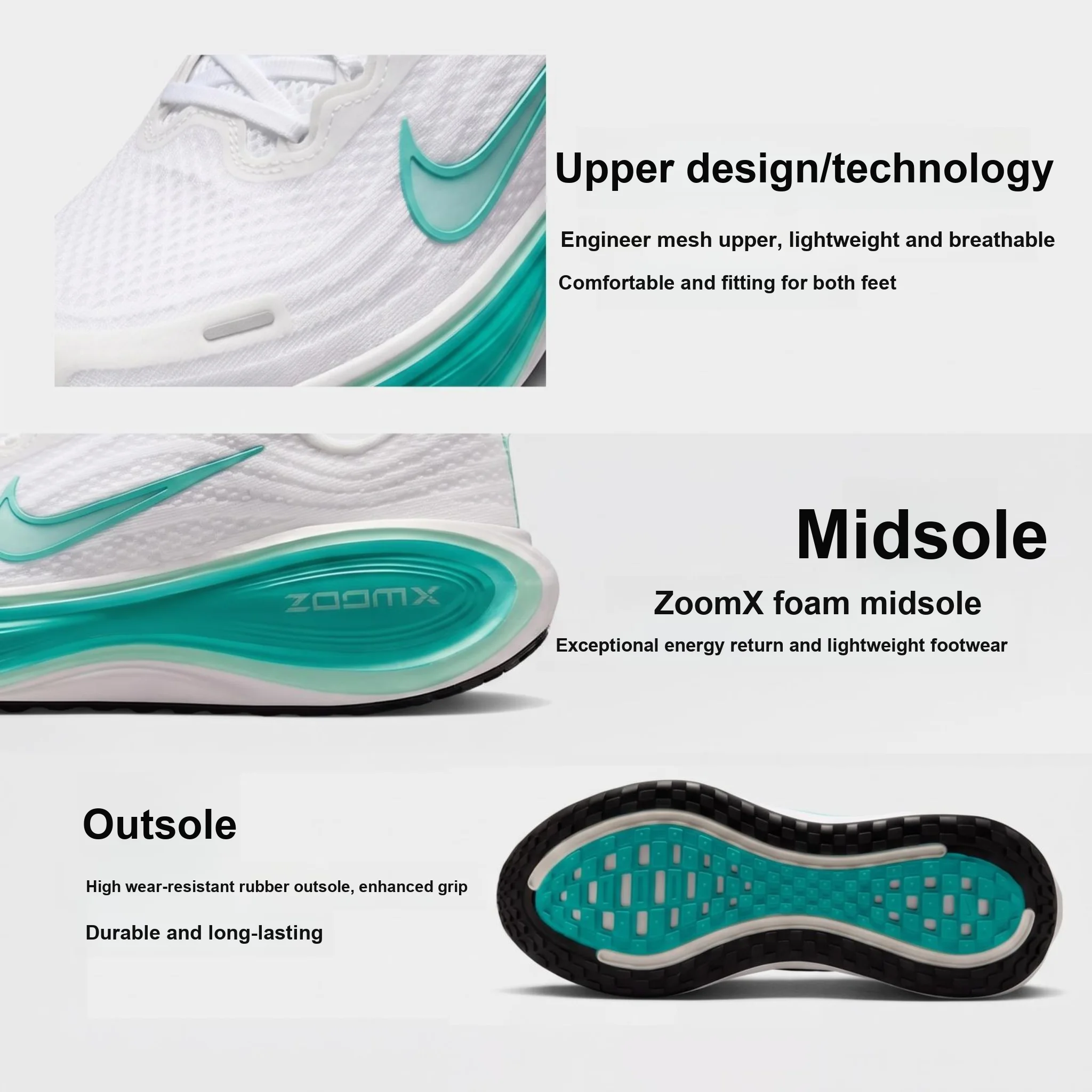 Nike Vomero Plus Mesh Low-top - Men'S Shoes Green And White recensie en prijs