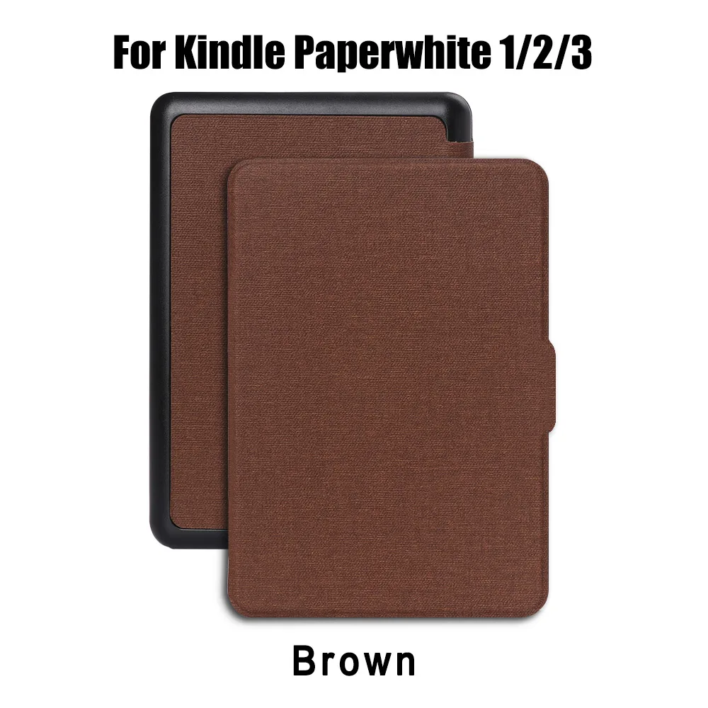 Etui na czytnik e-booków Kindle Paperwhite 1/2/3/4/5 2024 z automatycznym usypianiem/wybudzaniem, skórzane, miękkie, w kolorze, na modele 6, 6.8, 7 cali, generacji 10/11/12. — zdjęcie produktu 7