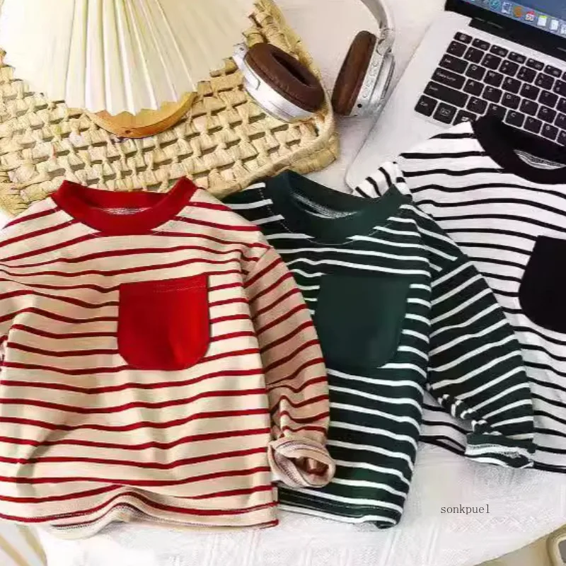 Baby Striped Long Sleeve Tees 2
