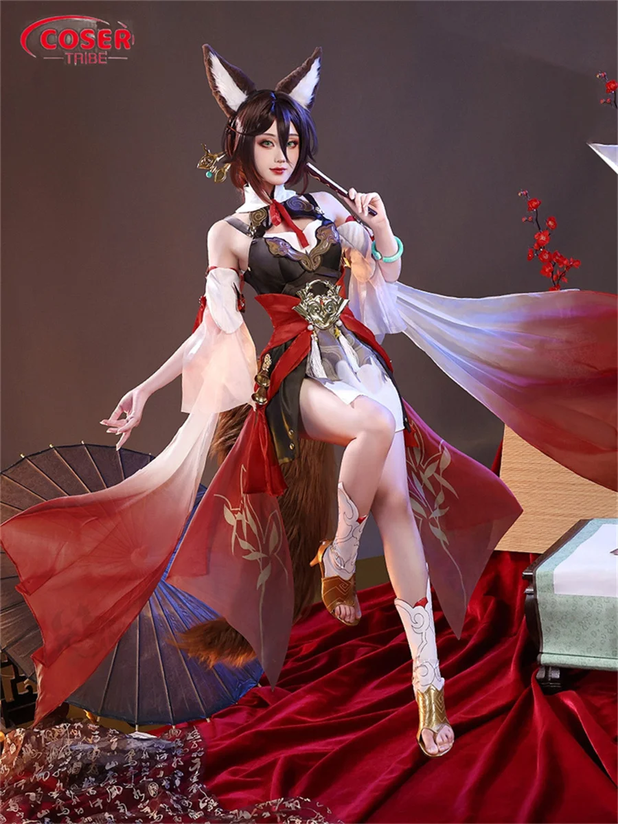 COSER TRIBE Anime Game Honkai Star Rail Tingyun Ceremonial Dress  sexy Halloween Carnival Role CosPlay Costume Complete set