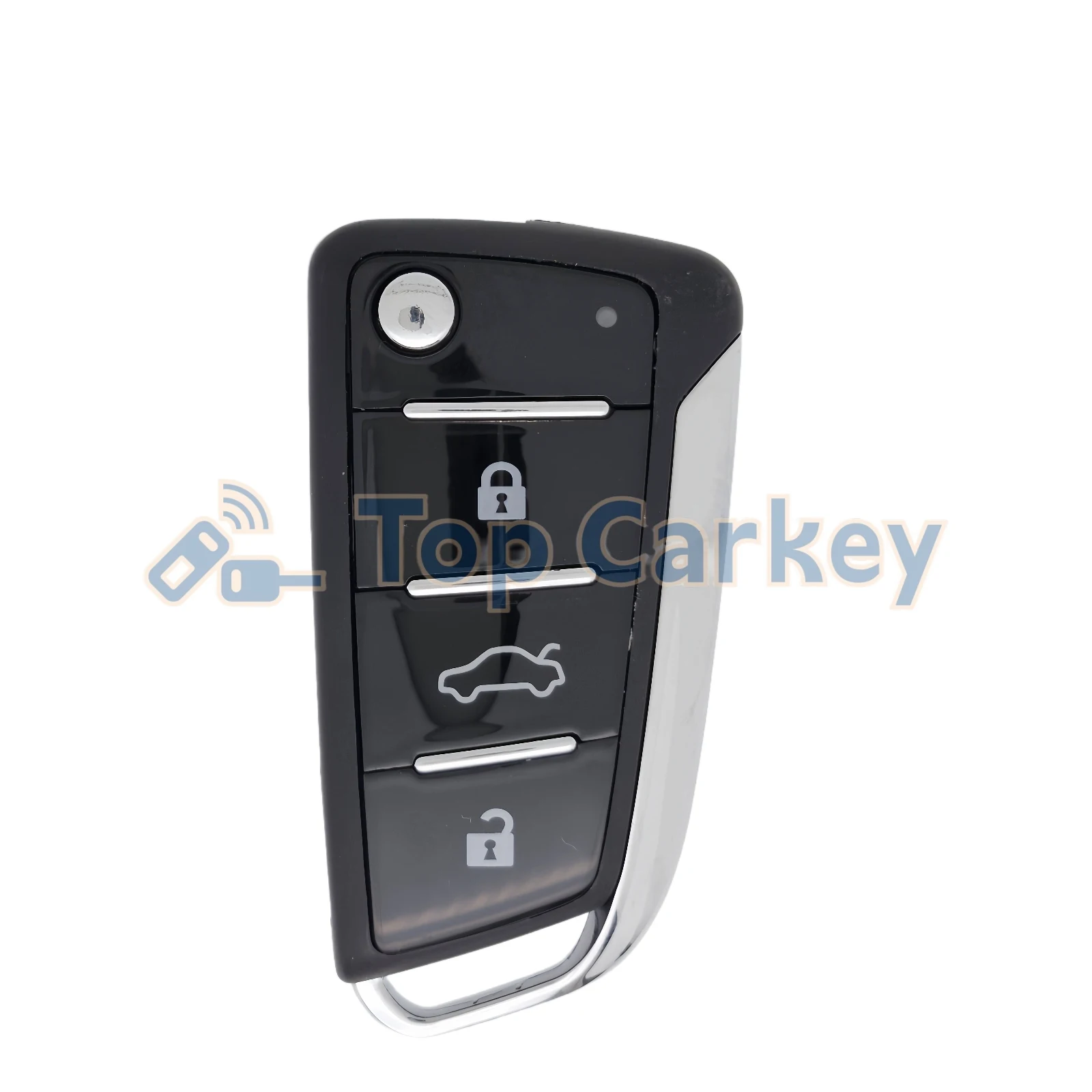 TopCarkey OEM Flip Remote Key ID46 Chip 433MHz for JAC S2 S3 S5 T40 T50 JAC SEI 2 SEI 3