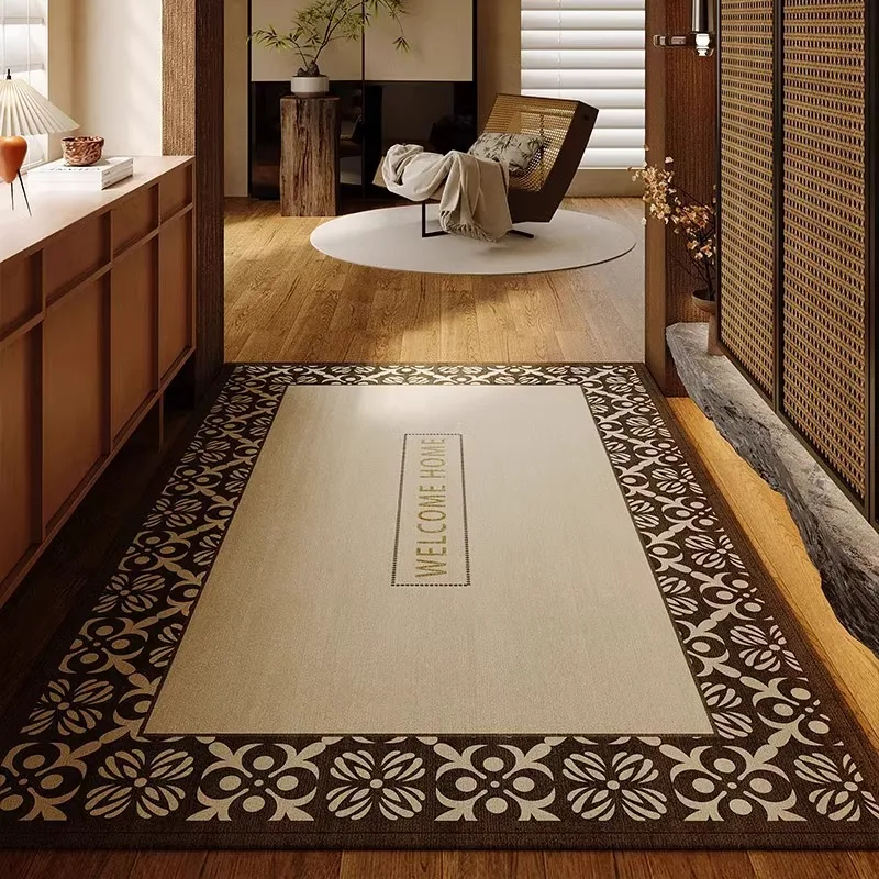 VIKAMA Senior retro entry door mat Chinese door mat in the ancient style door carpet villa door mat