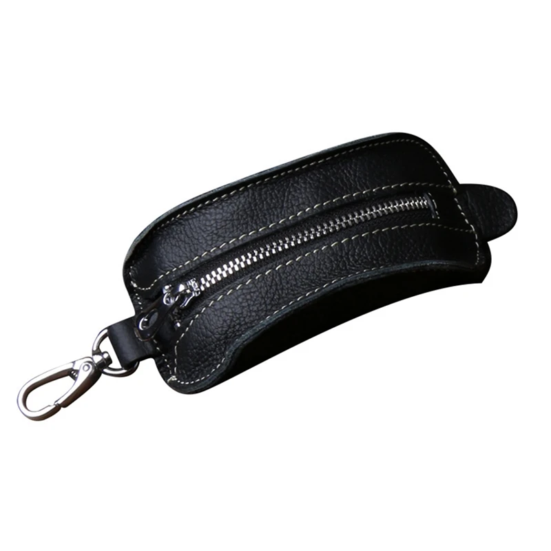 

Hot Kf-Genuine Leather Women Men Key Wallets Handmade Key Holder Covers Car Key Organizer