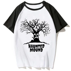 Sematary i Love Haunted Mound t-shirts women harajuku t shirt girl anime clothing