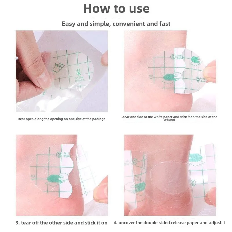 5 ชิ้นที่มองไม่เห็น Blister Gel สติกเกอร์สําหรับรองเท้าส้นสูง Anti Blister กันน้ําเบาะรองนั่งรองเท้าใหม่ Pain Relief Protector