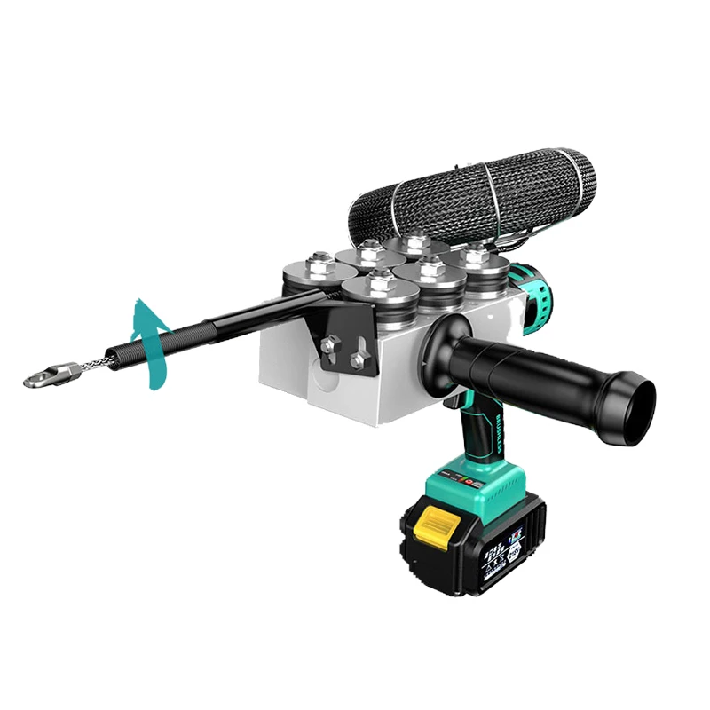 Narzędzie do przeciągania przewodów elektrycznych CX-300 Dark Wire, maszyna do nawlekania, elektryczny przeciągacz przewodów, automatyczny gwintownik do ukrytych rur.