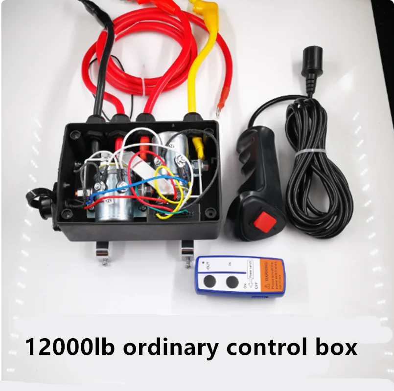 Winch control box with wireless remote control controller relay winch accessories