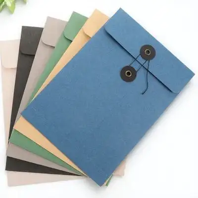 

6pcs File Storage Bags Large Capacity Thick Document Pouches Waterproof File Organizer Portable Document Holder Bag For Office