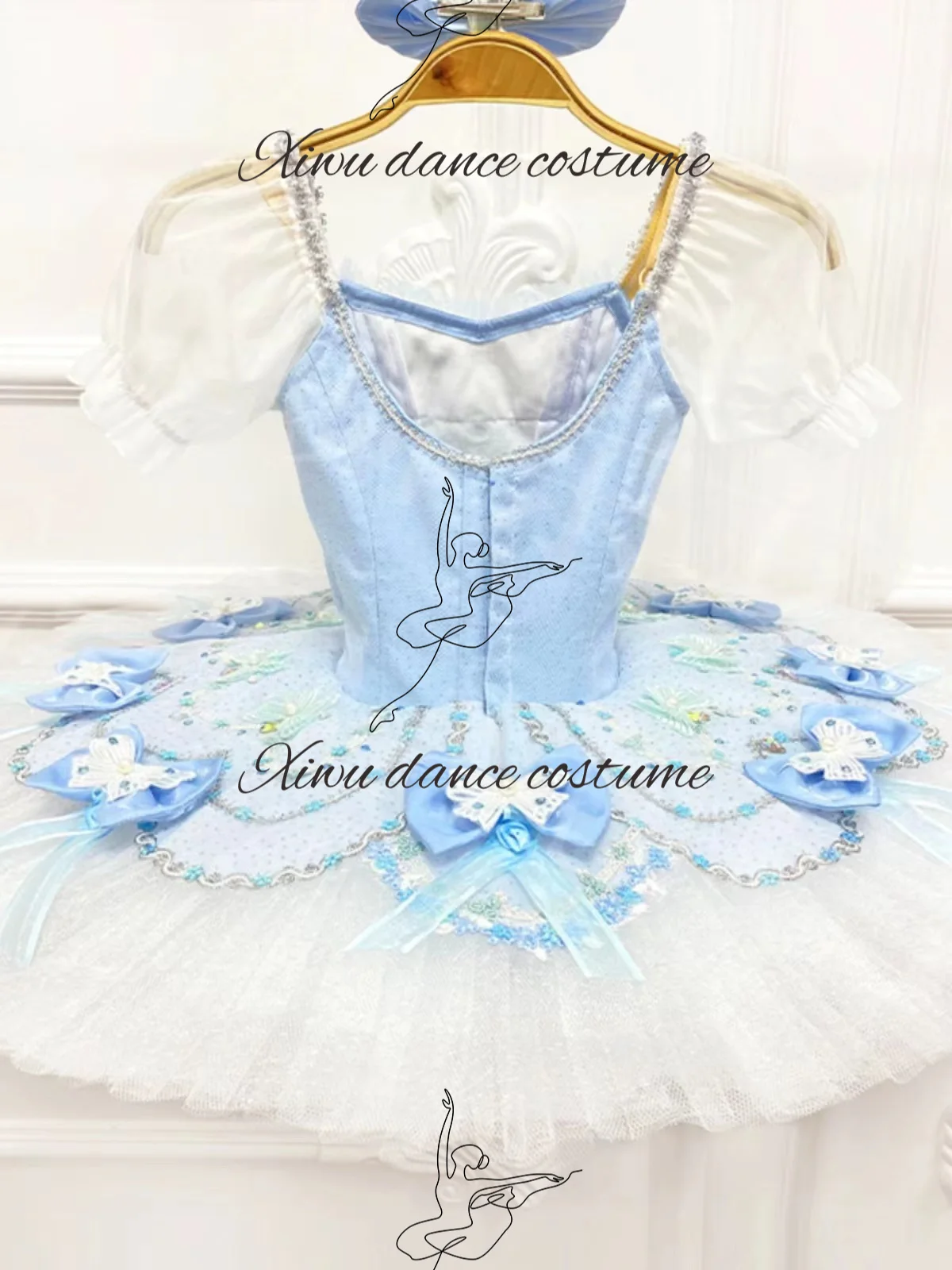 Costume da balletto professionale di alta qualità su misura per spettacoli di balletto vestito da balletto da competizione di fascia alta