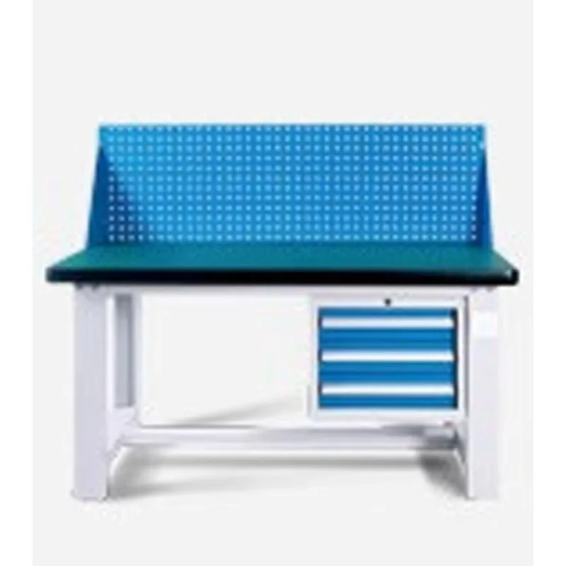 Anti-static Load-bearing Fitter Bench ESD Workbench Heavy Duty with Steel Frame for Industrial Workstations