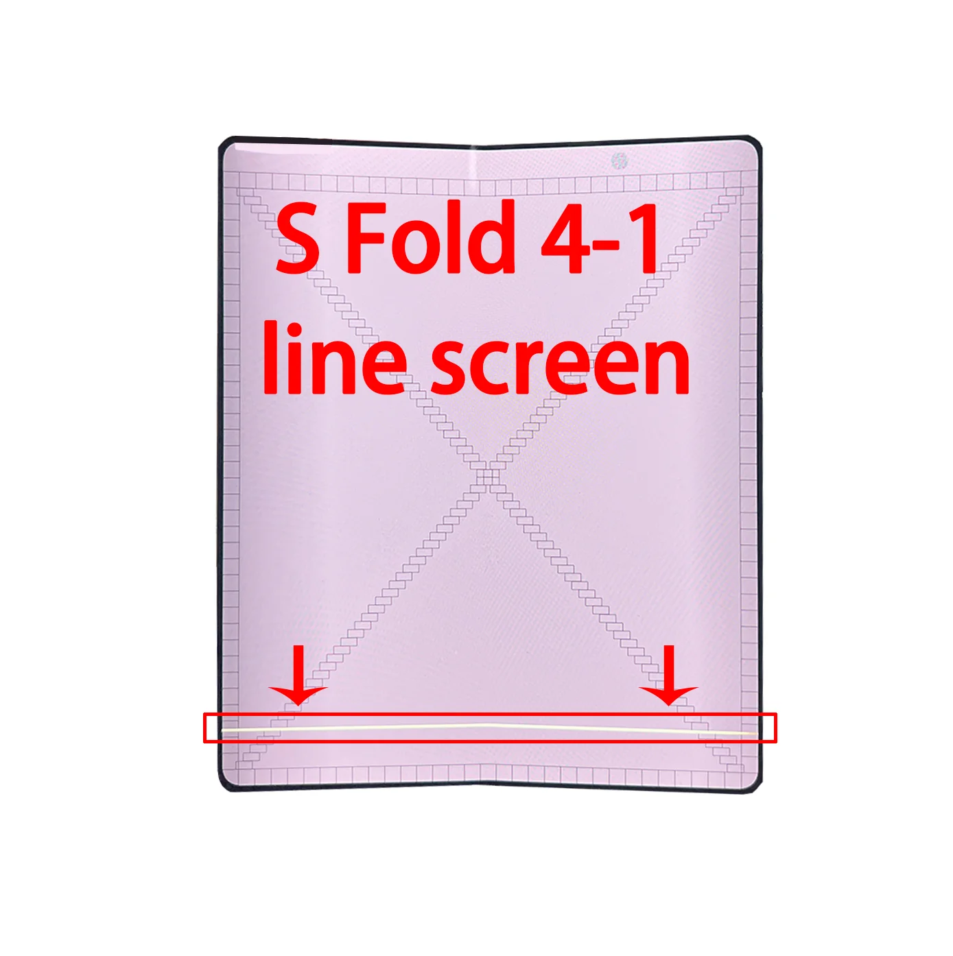 AMOLED has defect For Samsung Galaxy Z Fold4 LCD Display Touch Screen Digitizer Assembly For Samsung Fold4 with Frame