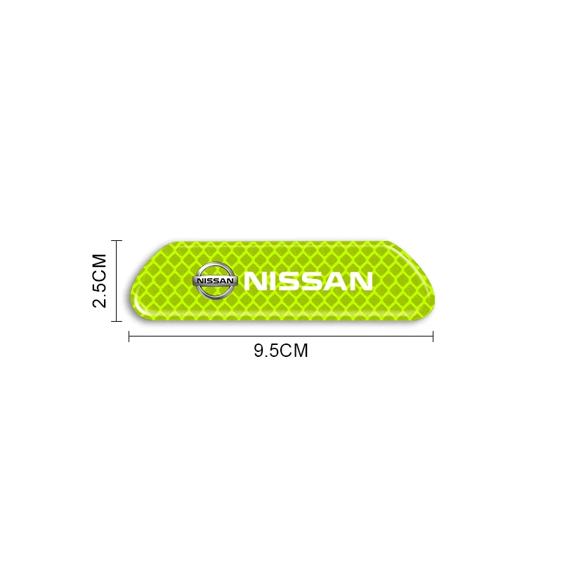 Car Door Reflective Sticker Night Light Warning Decal For Nissan Tiida Teana ALTIMA SYLPHY MURANO KICKS QASHQAI GTR Accessories