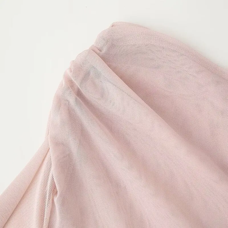 

Spring 2025 New Women's Long Sve Faion Simple Silk Me Asymmetrical Top Versatile Sle Regular Length Premium Quali
