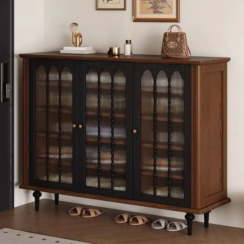 

Hallway Entryway Shoe Cabinet Wooden Minimalist Apartments Drawers Shoe Rack Storage Organizer Szafka Na Buty Furniture Home