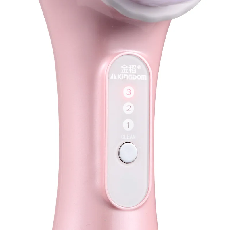 電気超音波フェイシャルクレンザー フェイスマッサージャー クリーナー スクラバー ソニックスキンクリーニング ピーリングツール バイブレーター 黒ずみ除去