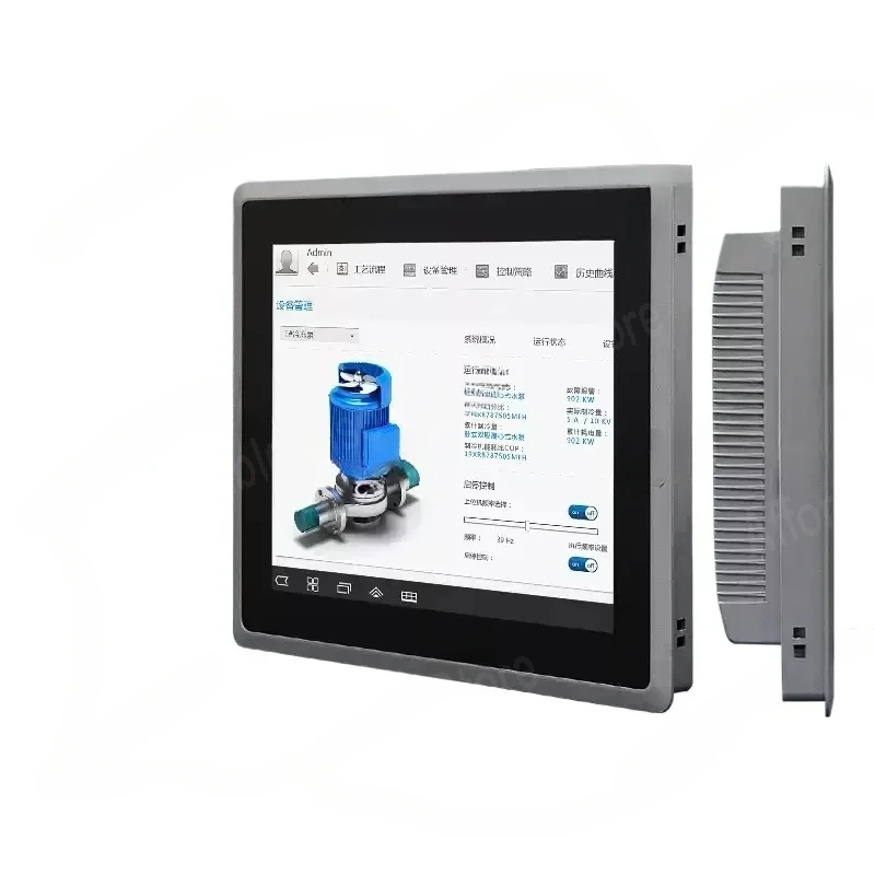 8 12 15 17 inch fully enclosed industrial control all-in-one computer embedded Android touch display industrial tablet computer