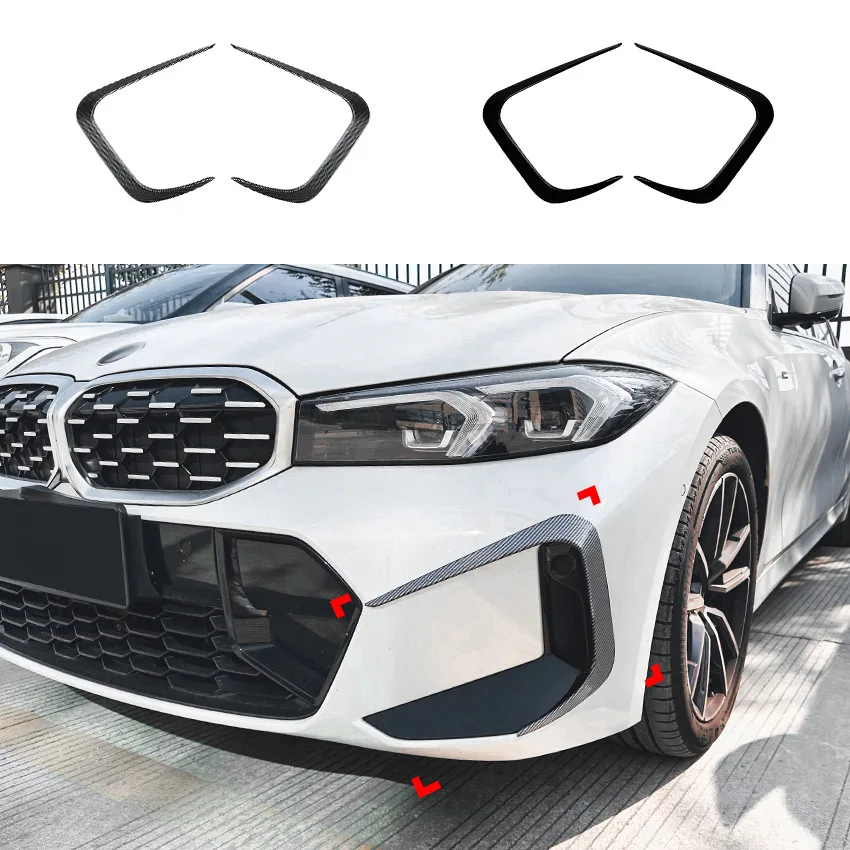 

Applicable to BMW 3 Series G20 G21 LCI M Sport 2023+ front wind cutter grille tuyere sticker modification