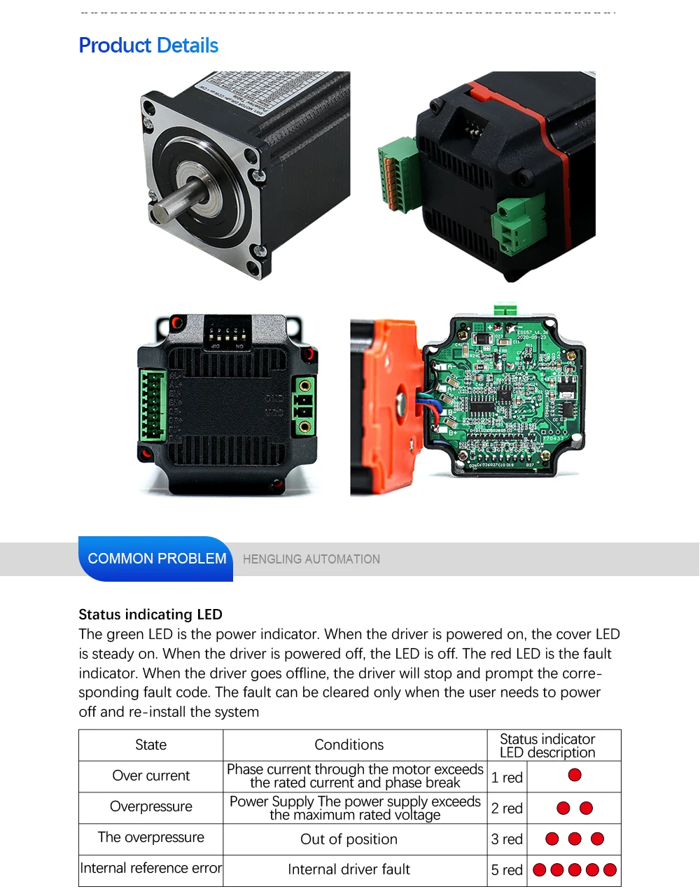 HLTNC Nema 23 Closed-Loop-Integrationsmotor 1,2Nm 2,2Nm 2,5Nm 3Nm DC 36V 3A mit Encoder 1000PPR inklusive Treiber für CNC – Detail 9