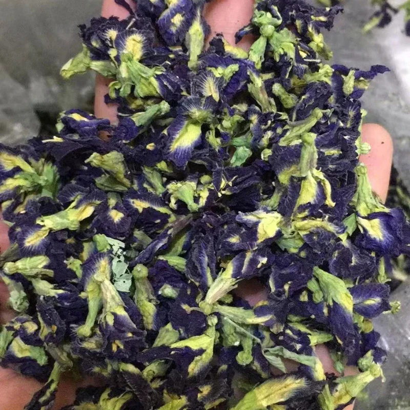 

Natural Butterfly Orchid Dried Flower 50-800g Blue Butterfly Pea Flower for Beauty Soap Wedding Candle & Perfume Making