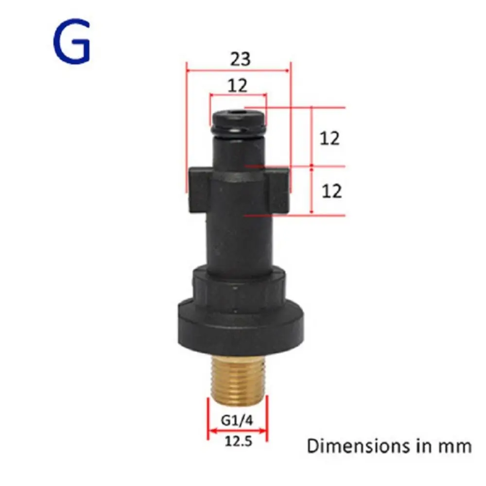 Wand Lance Fitting for Karcher Foam Generator G1/4 Spray Torch Nozzle External Thread Adapter Quick Connector Pressure Washer