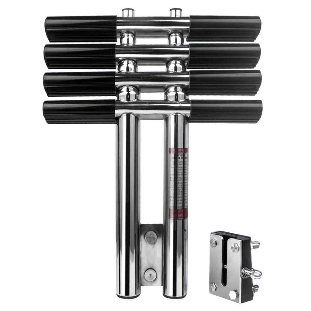 

4-Step Stainless Steel Non-Slip Telescopic Dive Ladder New Yacht Fishing Boat Speedboat Marine Accessories