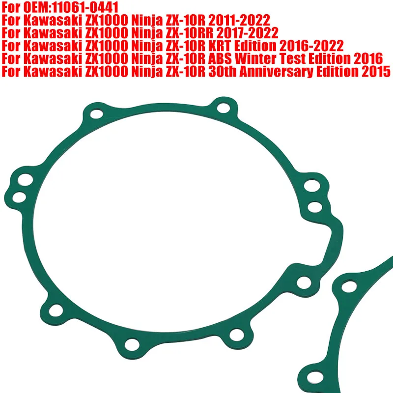 

11061-0441 Stator Magneto Generator Cover Gasket for Kawasaki ZX1000 Ninja ZX-10R ZX-10RR ZX 1000 ZX 10R KRT ABS 30th