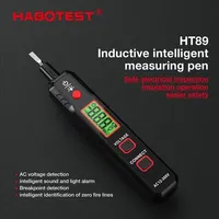 HT89 LED Non-Contact Voltage detector indicator  Profession Smart test pencil Live/phase wire Breakpoint NCV Continuity Tester