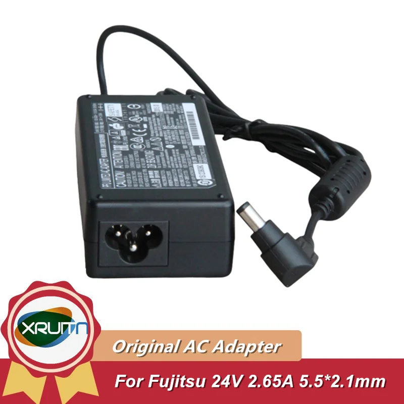 

Genuine 24V 2.65A 63.6W AC Adapter Charger SED80N3-24.0 SEF80N3-24.0 for Fujitsu fi7280 7460 6240 6130 7230 Scanner Power Supply
